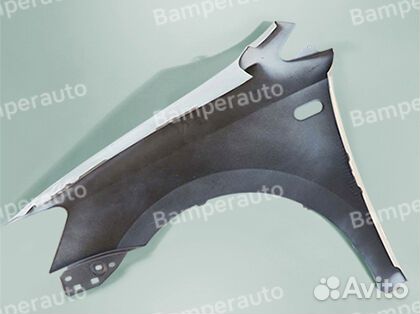 Крыло белое переднее правое Фольксваген Поло 5