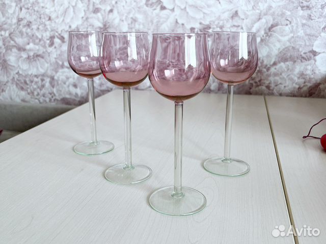Калининские бокалы фужеры 4шт для наливки