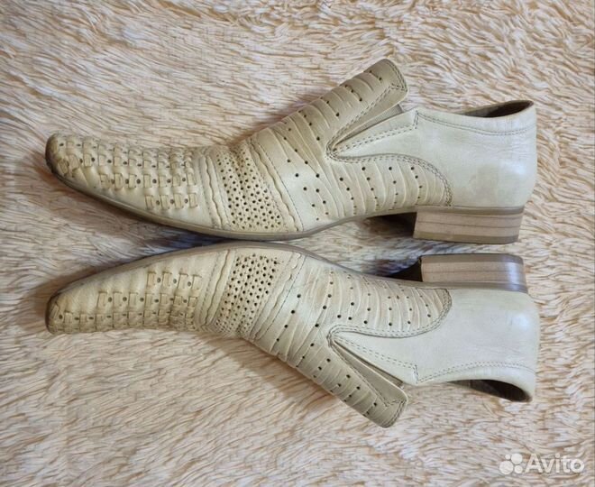 Кожаные мужские Туфли 42 размер бу