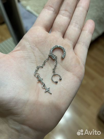 Серьги каффы