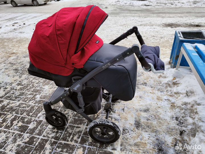 Коляска verdi 3 в 1, люлька, сидячий и автолюлька