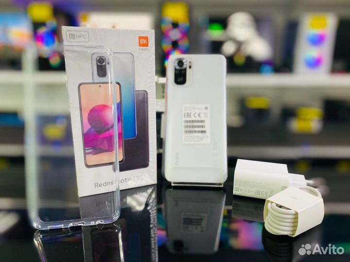 Белый Xiaomi Redmi Note 10S NFC 6+64/Amoled/64Mp