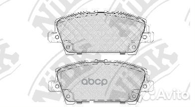 Колодки тормозные дисковые honda civic 1.8 2005