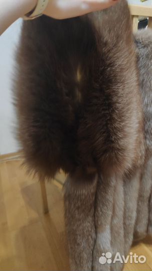 Шуба песец чернобурка