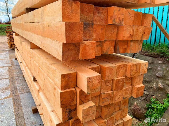 Качественный брус 150х150мм, сосна