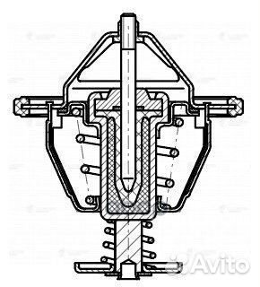 Термостат для а/м Mitsubishi Lancer IX