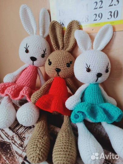 Вязанные игрушки ручной работы