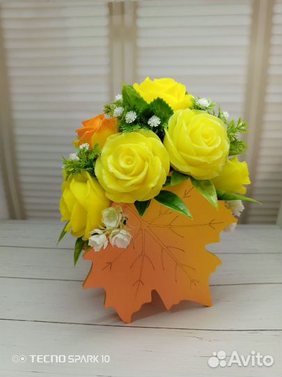 Букет из мыла