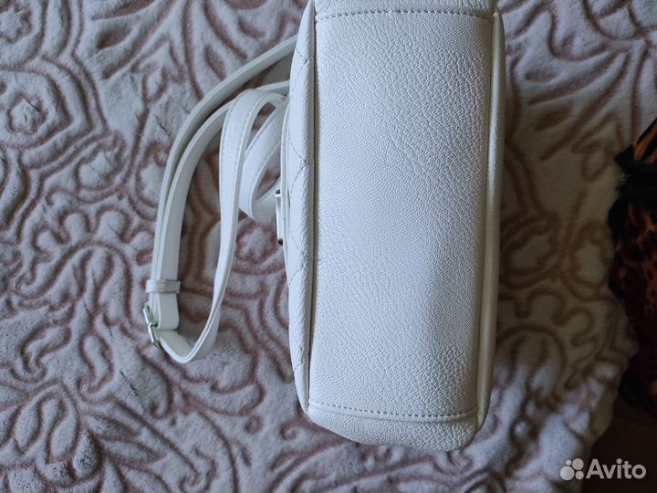 Сумка женская белая искусственная кожа