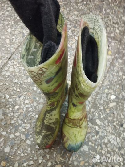 Сапоги женские резиновые