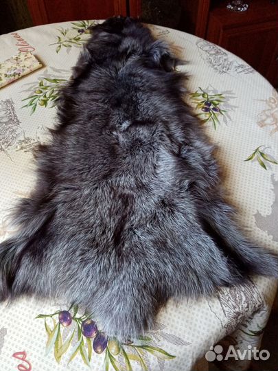 Мех серебристой лисы(шкурка)
