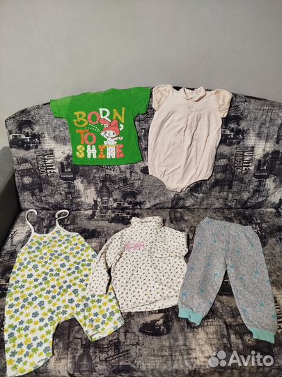 Пакет вещей для девочки 80 86