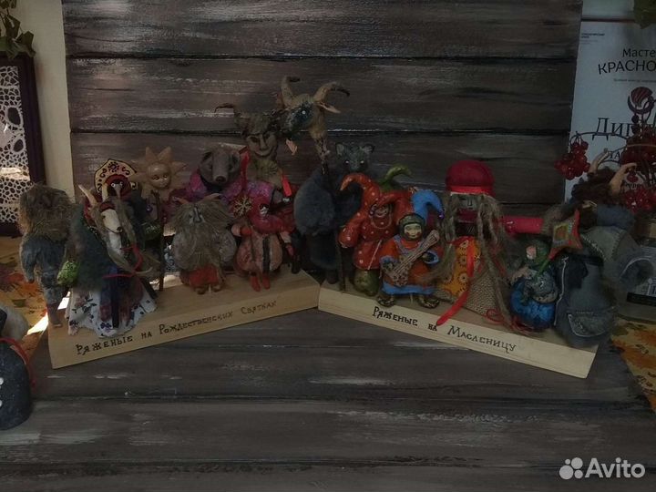 Композиция из ватных игрушек