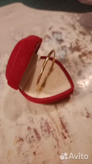 Серьги кольца конго