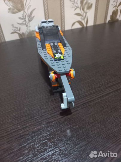 Lego City джип с катером