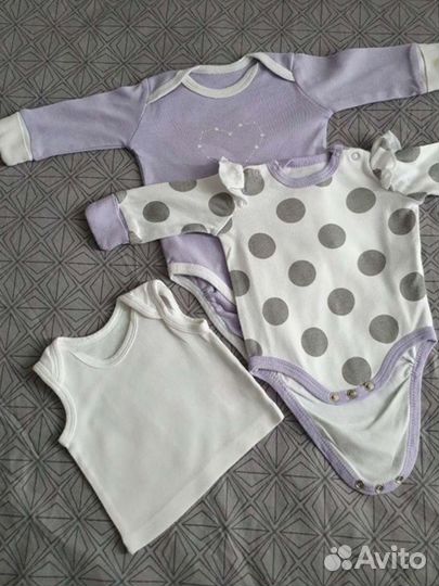 Боди слипы для новорожденных mothercare