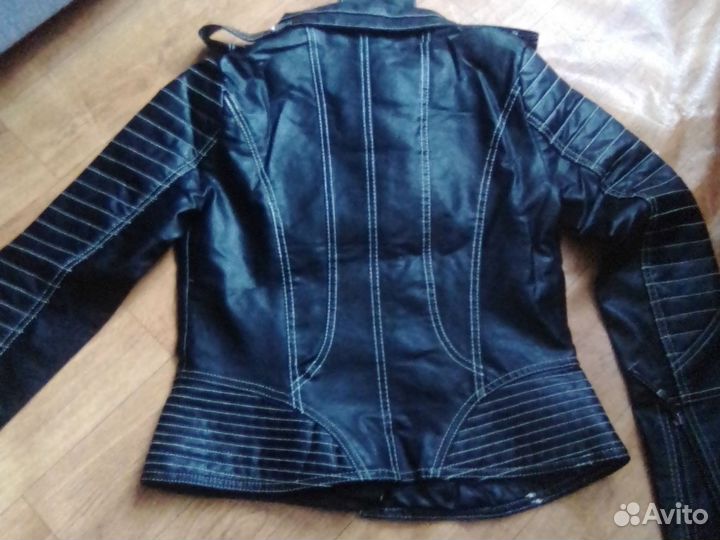 Куртка детская, кожаная