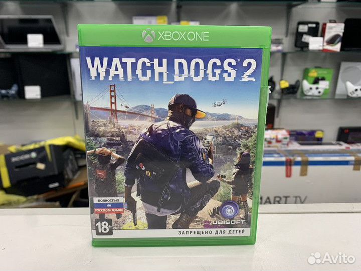 Диск xbox One Watch Dogs 2