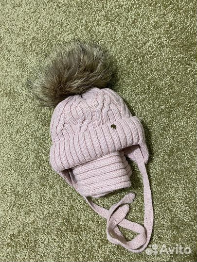 Комплект шапка, шарф