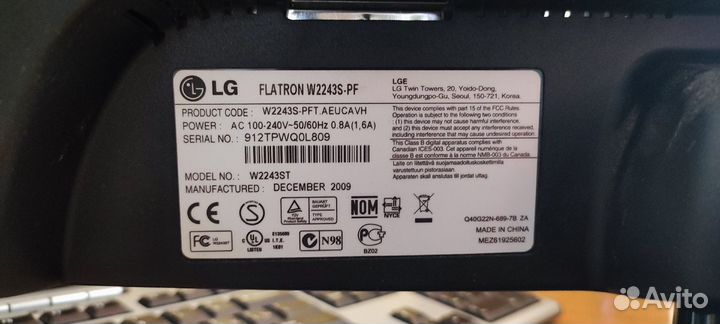 Монитор для компьютера LG