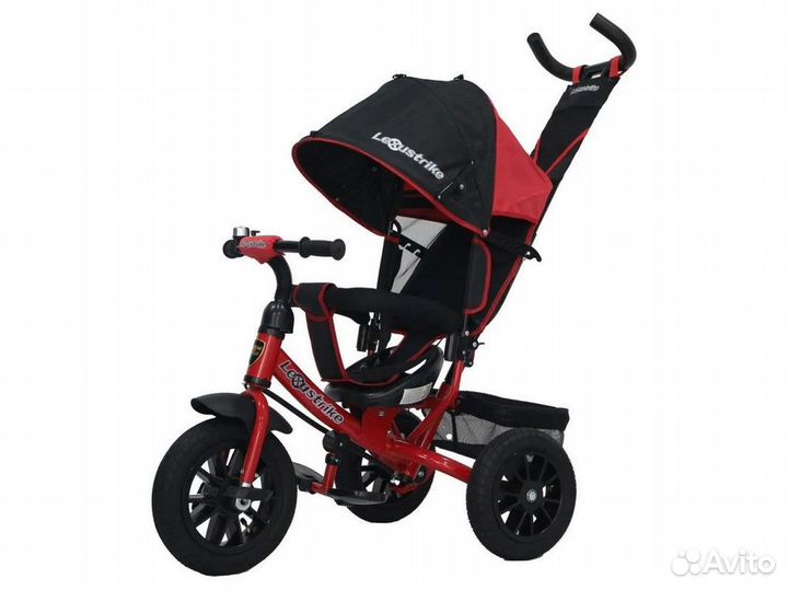 Велосипед 3 колесный Lexus Trike красный надув