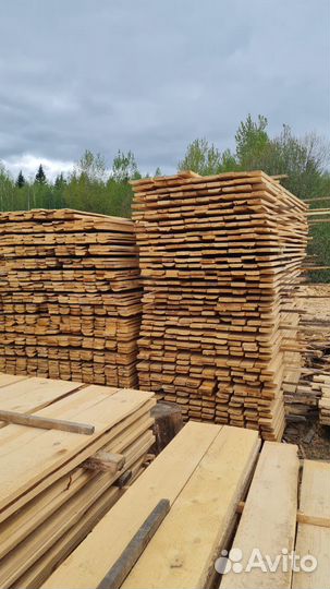 Доска заборная 2х - 3х метровая