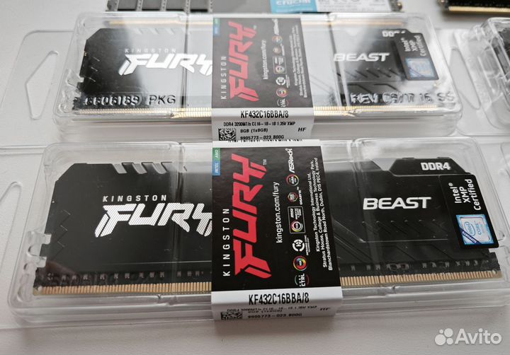 Модули оперативной памяти DDR4