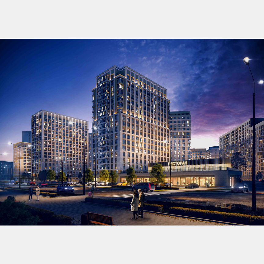 1-к. квартира, 40,7 м², 5/18 эт.
