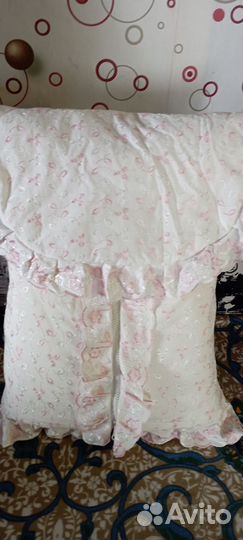 Конверт на выписку зимний для девочки