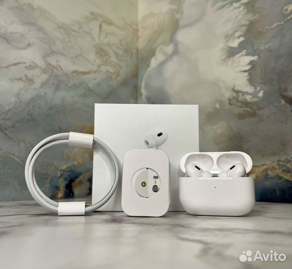 Наушники airpods pro 2 type c premium чип airoha