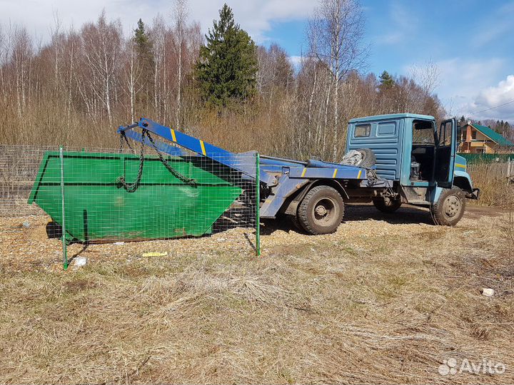 Вывоз строительного и бытового мусора контейнером