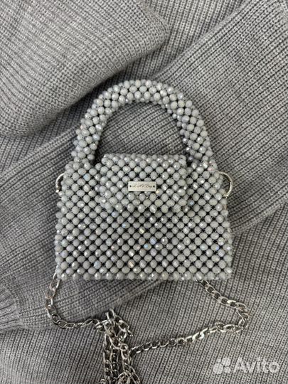 Сумка из хрустальных бусин