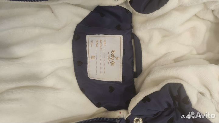 Зимний комбинезон для девочки 80