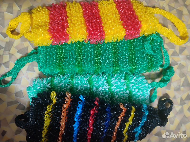 Мочалка ручной работы