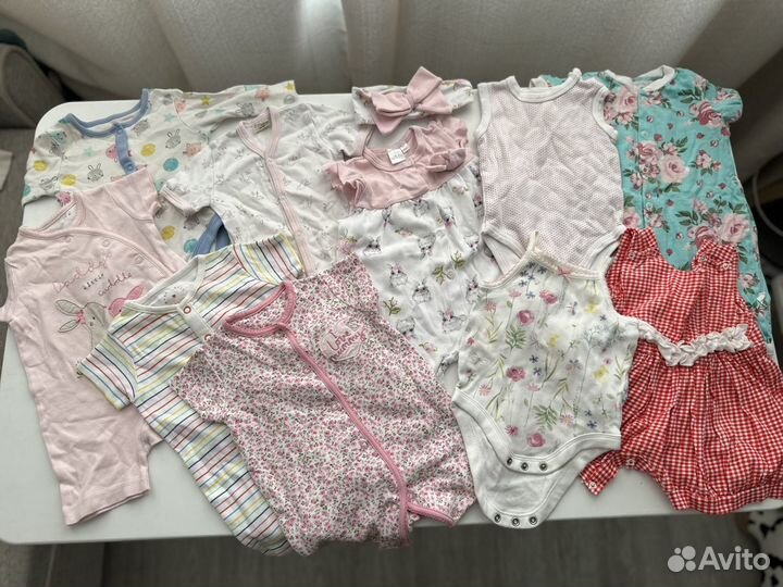 Вещи на девочку от рождения до года