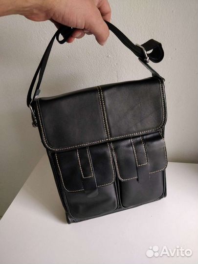 Сумка мужская новая кожа