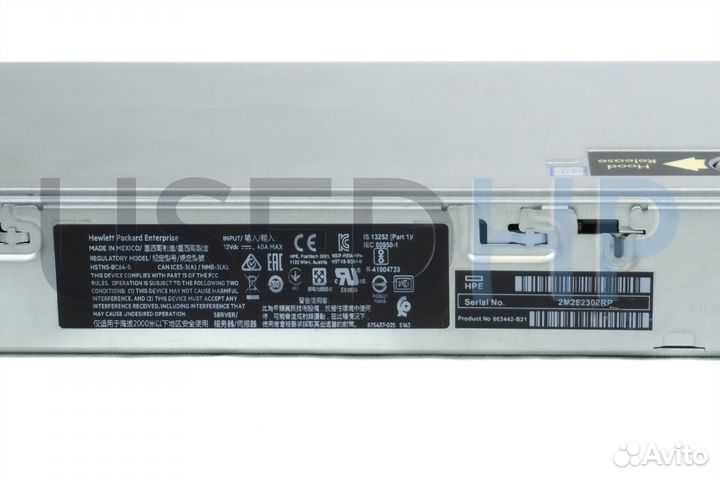 Блейд-сервер HP BL460с gen10 (2x Gold 6134/384Gb)