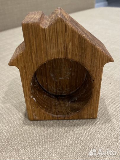 Форма от свечки домик