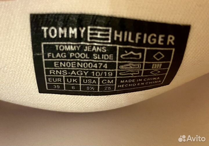 Шлепанцы Tommy Jeans р.39