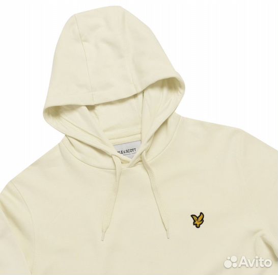 Новая мужская бежева ятолстовка худи Lyle & Scott