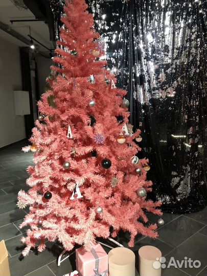 Елка искусственная 210 розовая