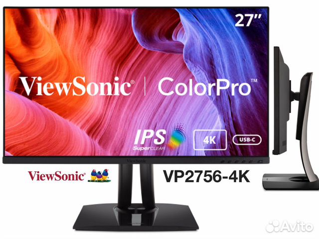 Дизайнерский монитор ViewSonic ColorPro VP2756-4K