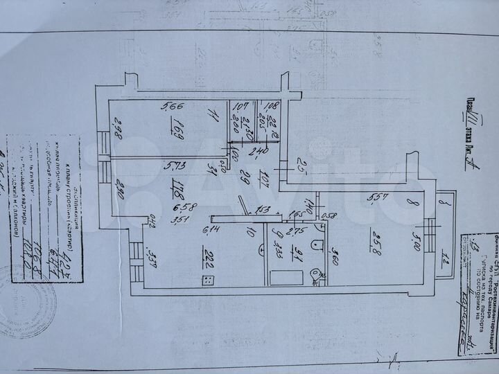 3-к. квартира, 108 м², 7/8 эт.