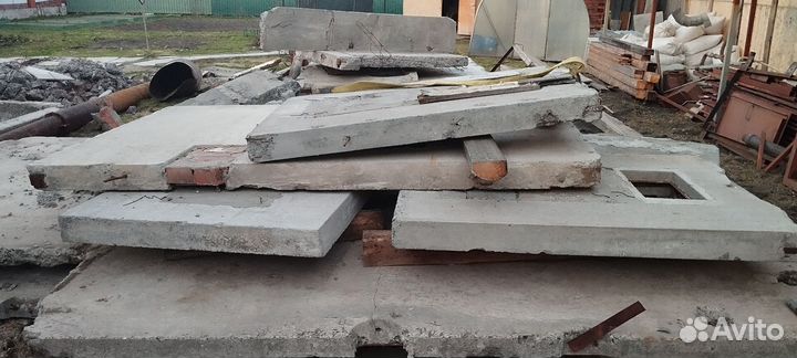 Железобетонные плиты бу