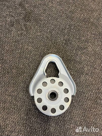 Блок усиления (полиспаст) 10 мм/9 т, серый