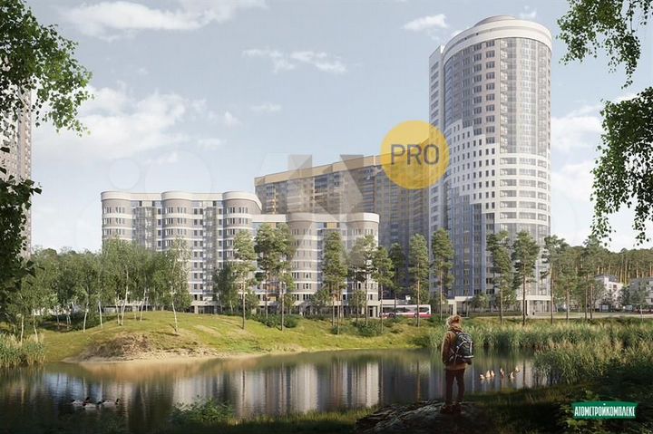 2-к. квартира, 72,7 м², 15/20 эт.