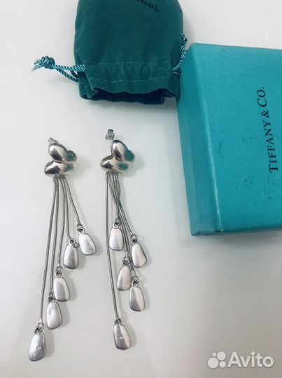 Серьги длинные Tiffany