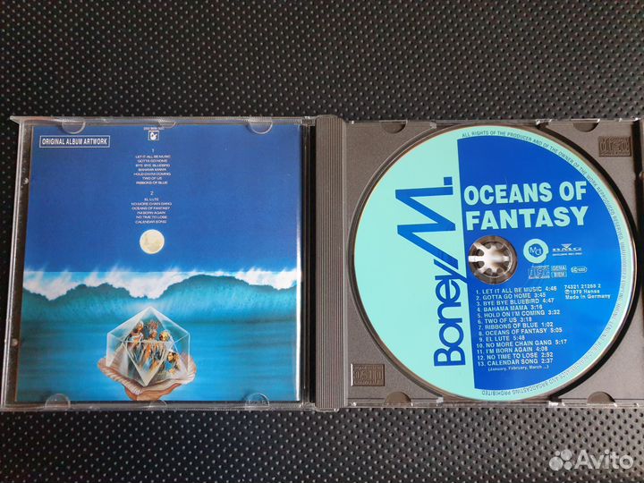 Boney M - Oceans Of Fantasy (CD, 1994, Germany)