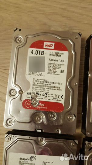 Жесткие диски 3.5дюйма.6.4.2.3 TB.нерабочие