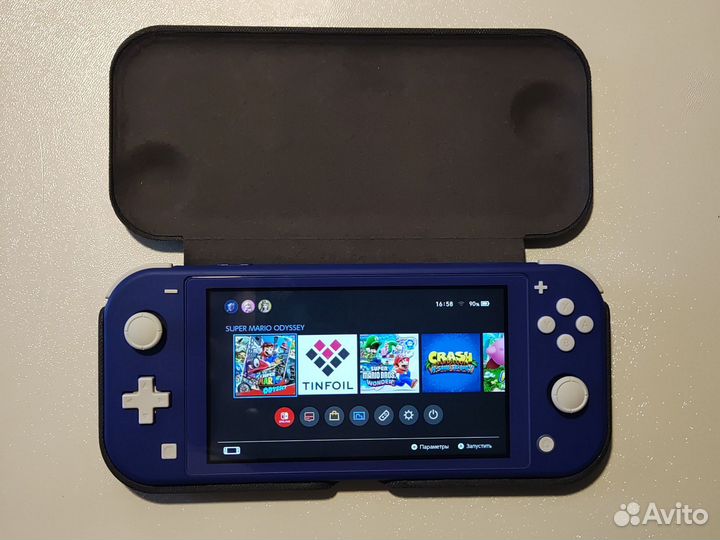 Nintendo switch lite прошитая чип 128 гб